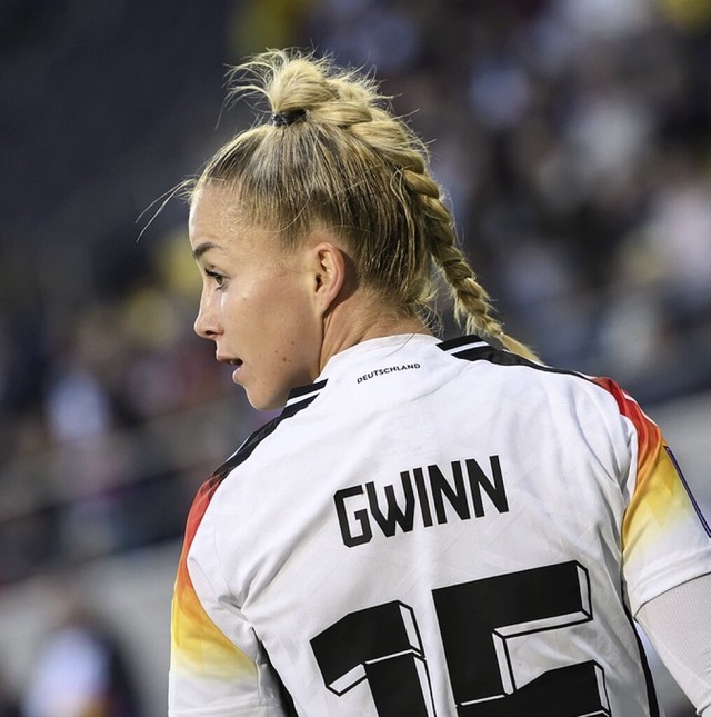 Giulia Gwinn ist deutsche Fuball-Nationalspielerin  | Foto: IMAGO/Anke Waelischmiller/SVEN SIMON