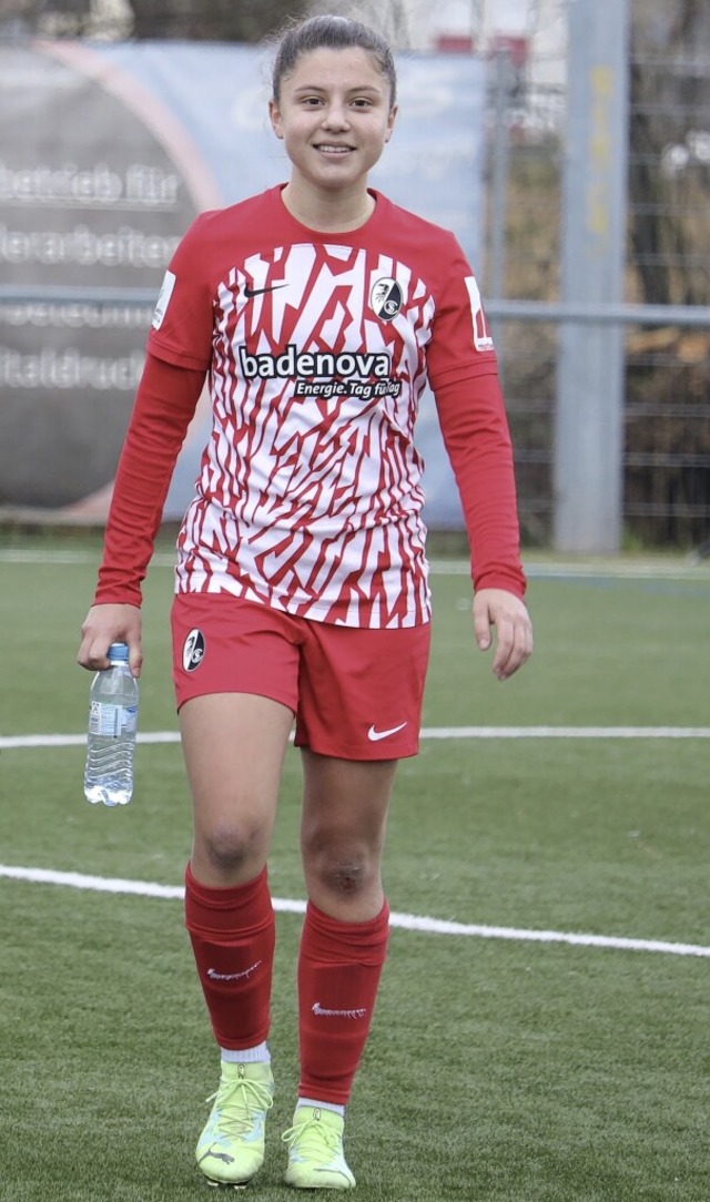 Melina Heckle spielt fr die U17-Juniorinnen des SC Freiburg.  | Foto: Privat