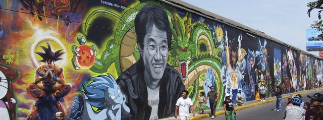Eine Wrdigung Akira Toriyamas: Dieses...r in der peruanischen Hauptstadt Lima.  | Foto: Carlos Garcia Granthon (IMAGO)