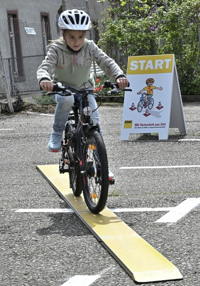 Teststrecke fr die jungen Radmarktbesucher  | Foto: Markus Zimmermann