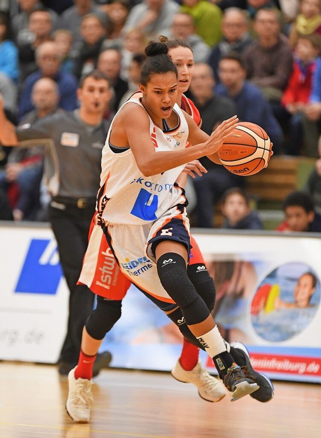 Lngst in der WNBA, doch von 2015 bis 2017 auch in Freiburg:  Satou Sabally  | Foto: Achim Keller