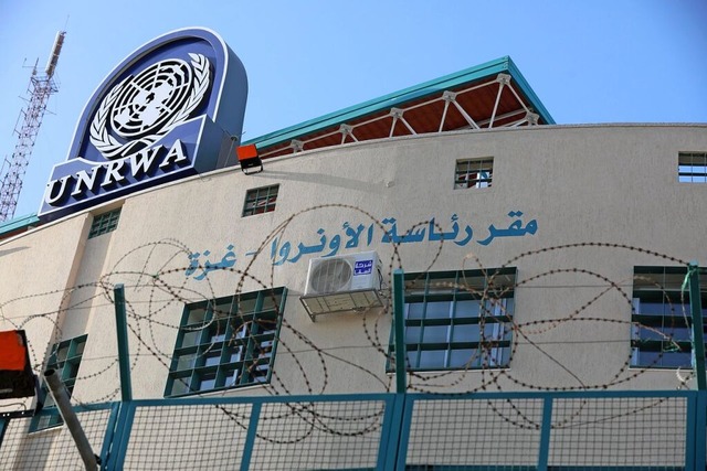 Das Hauptquartier der United Nations Relief and Works Agency (UNRWA) in Gaza  | Foto: Ashraf Amra (dpa)