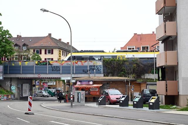 Sechs Meter hohe Lrmschutzwnde sollen Freiburger bald vor Rheintalbahnlrm schtzen