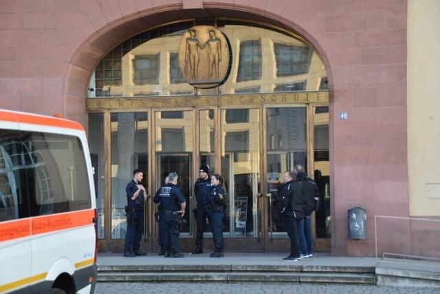 Der Schuss beim Polizeieinsatz an der Uni Mannheim fiel im Hrsaal