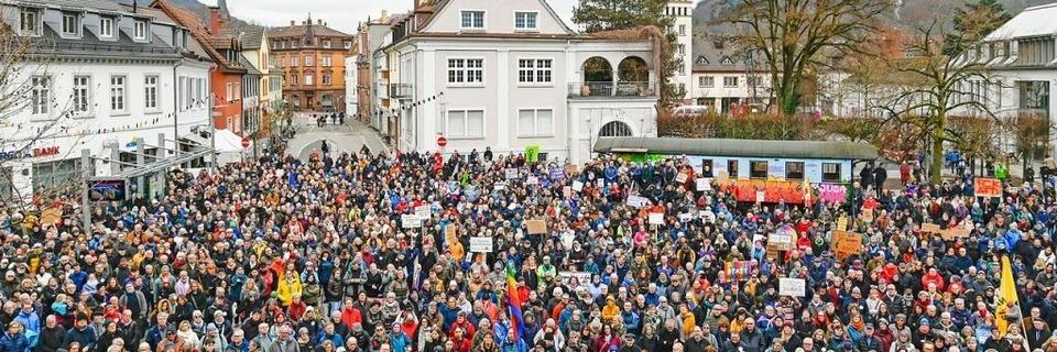 In Ettenheim ist eine Kundgebung fr Vielfalt und Demokratie geplant