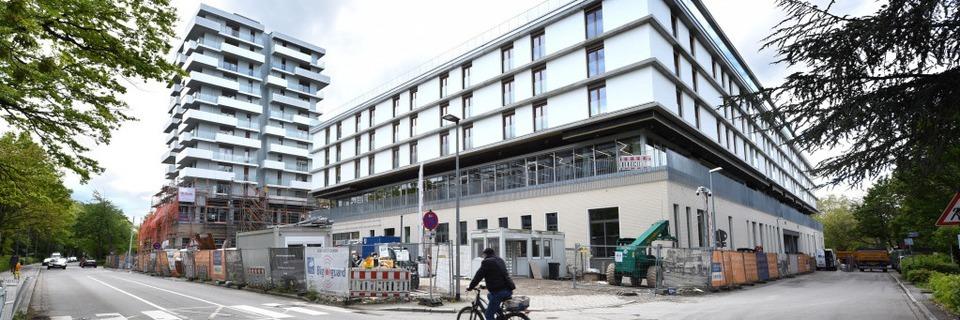 Neues Zentrum fr Freiburg-Landwasser ist kurz vor der Fertigstellung
