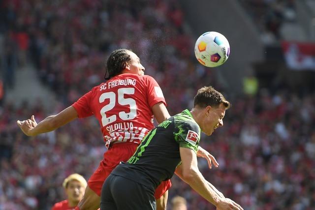 SC Freiburg gibt Partie gegen VfL Wolfsburg nach Platzverweis aus der Hand