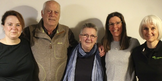 Vorsitzende Miriam Bubke (rechts) konn... Jahre und Petra Gritsch fr 15 Jahre.  | Foto: Michelle Gntert