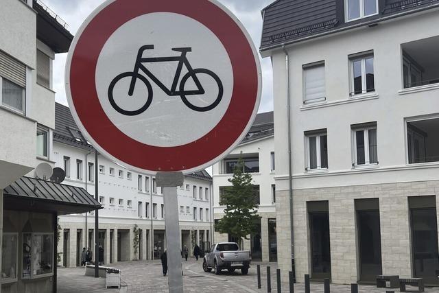 Krozinger Rat erlaubt Radfahren in Fugngerzone