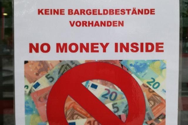 Banken im Markgrflerland treffen Sicherheitsvorkehrungen fr ihre Geldautomaten