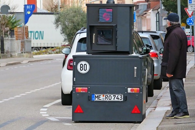 Seit Anfang des Jahres ist der Blitzer im Einsatz.  | Foto: Peter Gerigk