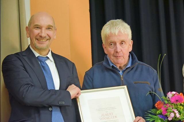 Albert Wangler ist neuer Ehrenbrger der Gemeinde Buchenbach