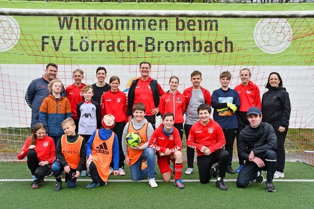 Die Inklusionsmannschaft fr Kids FV L...ure&#8220; die Initiative gegeben hat.  | Foto: Barbara Ruda