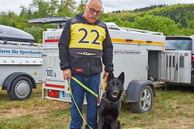 Dietmar Gebhart mit Wonder von der Sigisliebe  | Foto: Julia Becker