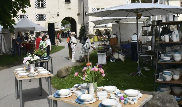 Tpfer-und Knstlermarkt auf Schloss Beuggen  | Foto: Heinz und Monika Vollmar
