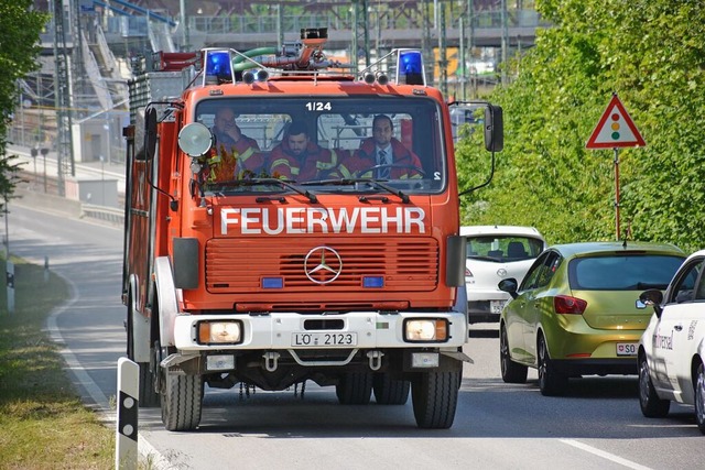 Schnell sein ist fr die Feuerwehr von...t sich daher ehrgeizige Ziele gesetzt.  | Foto: Hannes Lauber
