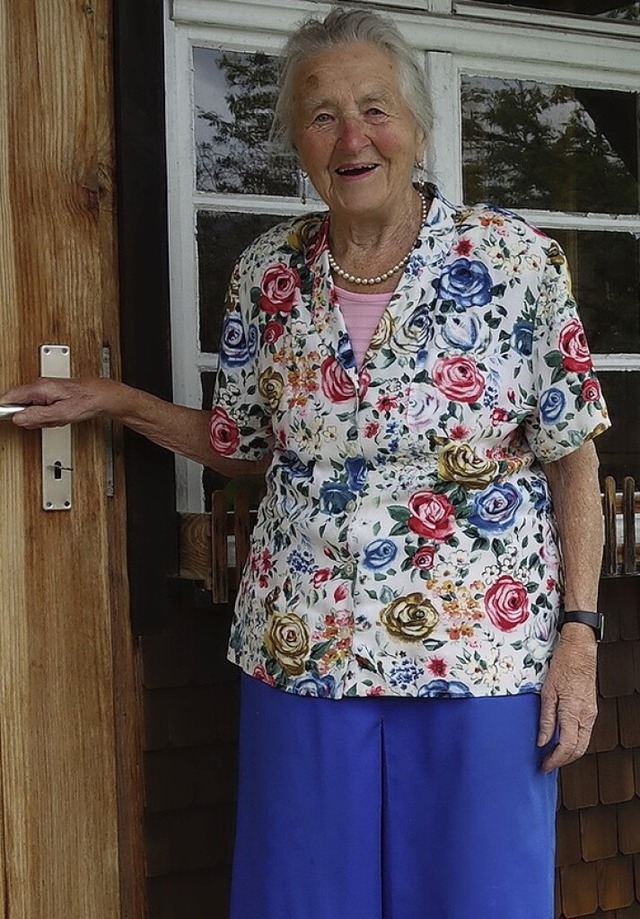 Waltraud Zeh feiert ihren 90. Geburtstag.  | Foto: Gudrun Gehr