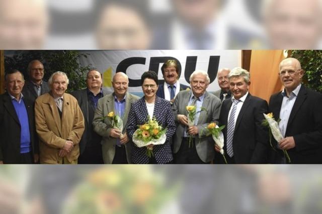 Ehrung fr langjhrige CDU-Mitglieder