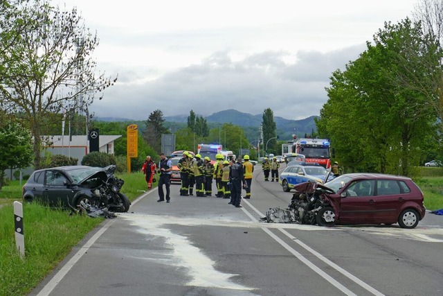 Schwerer Unfall auf der B3 bei Emmendingen  | Foto: Philipp Peters