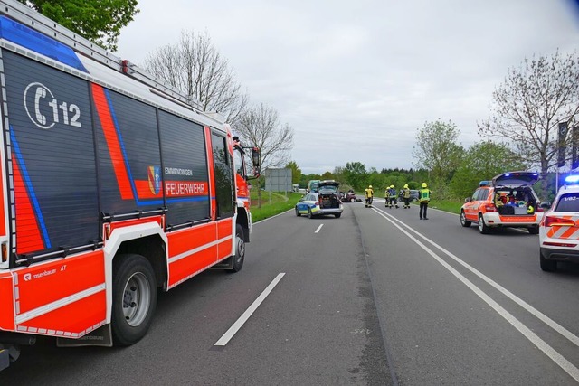 Schwerer Unfall auf der B3 bei Emmendingen  | Foto: Philipp Peters