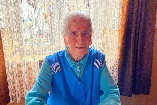 Als erste aus dem Ort feiert Martha Riedacher aus Gresgen ihren 100. Geburtstag