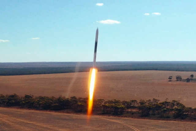 Rakete eines Heilbronner Start-ups zu Testflug in Australien abgehoben