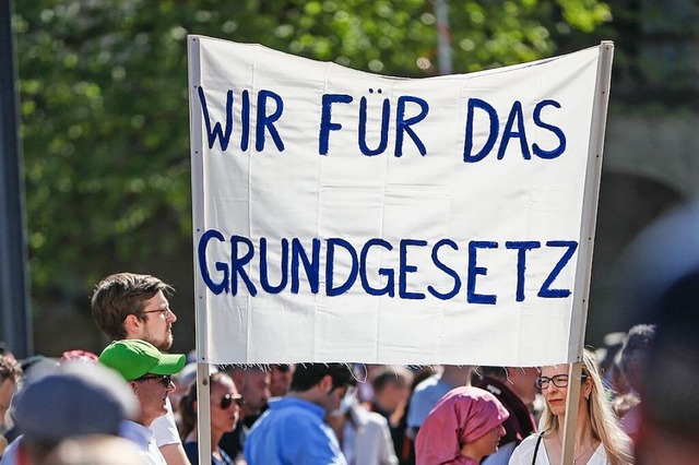 Demonstration in Stuttgart (Symbolbild)  | Foto: Christoph Schmidt (dpa)