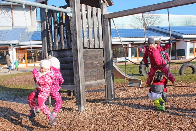 Spielende Kinder im Kindergarten Maximus  | Foto: Christa Maier