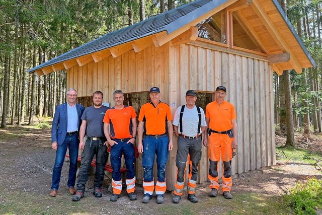 Freuen sich ber den Neubau der Kuhber..., Thomas Waldvogel und Martin Brugger.  | Foto: Merlin Frey