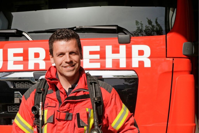 1200 Stufen in voller Montur: Glottertler Feuerwehrmann schwrmt vom Skyrun in Frankfurt