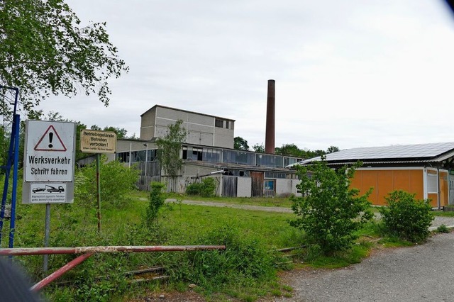 Die alte Fabrikhalle soll modernisiert...Teilen erhalten und erweitert werden.   | Foto: Andrea Drescher