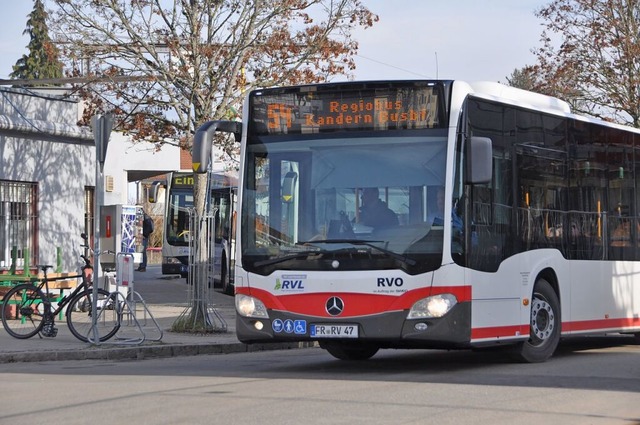 Im Kreis Lrrach sind bereits Regiobus...erwegs, zum Beispiel der Sausenberger.  | Foto: Daniel Gramespacher
