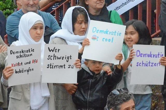Kundgebung in Ettenheim: Es bleibt wichtig, fr demokratische Werte einzustehen
