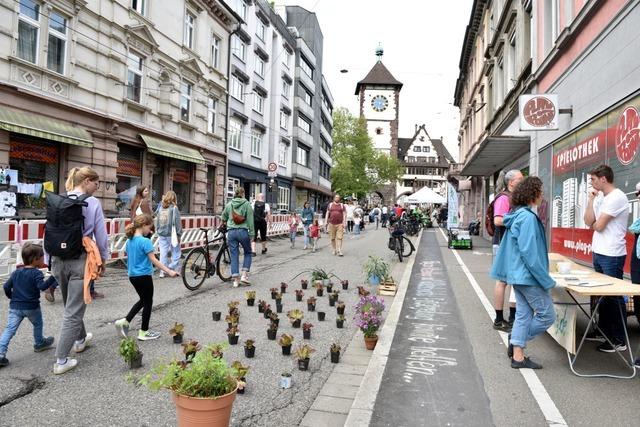 Rad-Initiative: Am Sonntag war der Freiburger Schlossbergring fr Autos gesperrt