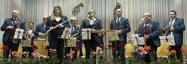 Der  Eisenbahner Musikverein beeindruc... Konzert im katholischen Gemeindehaus.  | Foto: Chantal Zoelly