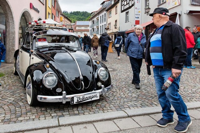 Die Kfer von Volkswagen waren frher allgegenwrtig.  | Foto: Gabriele Zahn
