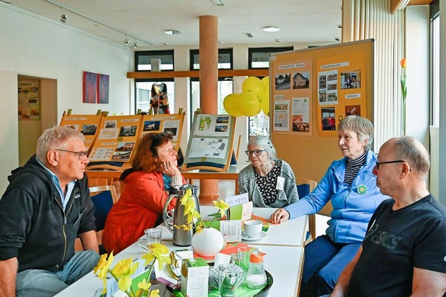 Jrgen Gtz (rechts) und Jrgen Altmai...ellten die Idee in der Stadtmhle vor.  | Foto: Endrik Baublies