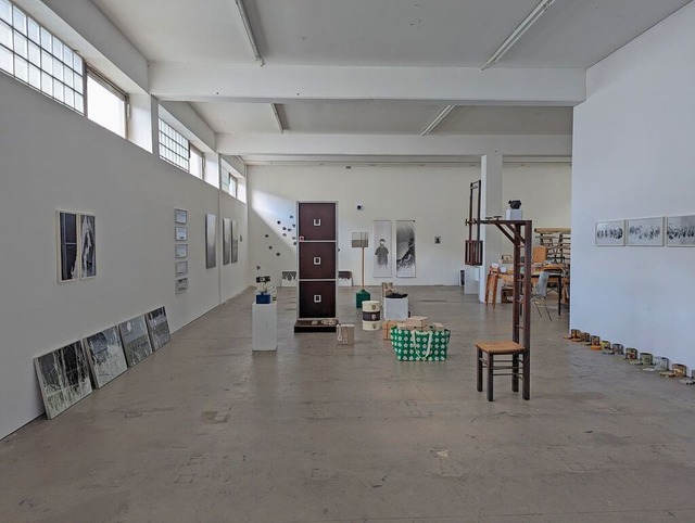 Blick in die letzte Ausstellung der K...trae 6 mit Werken von Brigitte Liebel  | Foto: Brigitte Liebel