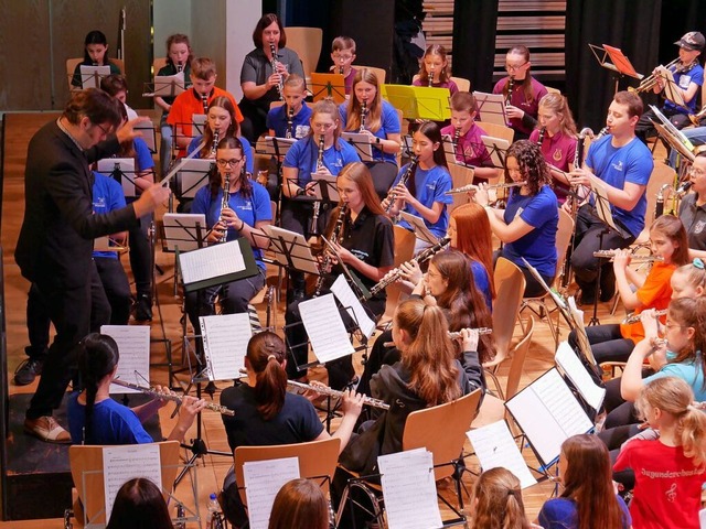 Das gemeinsame Musizieren erleben konnten Kinder und Jugendliche in Wehr.  | Foto: Michael Gottstein