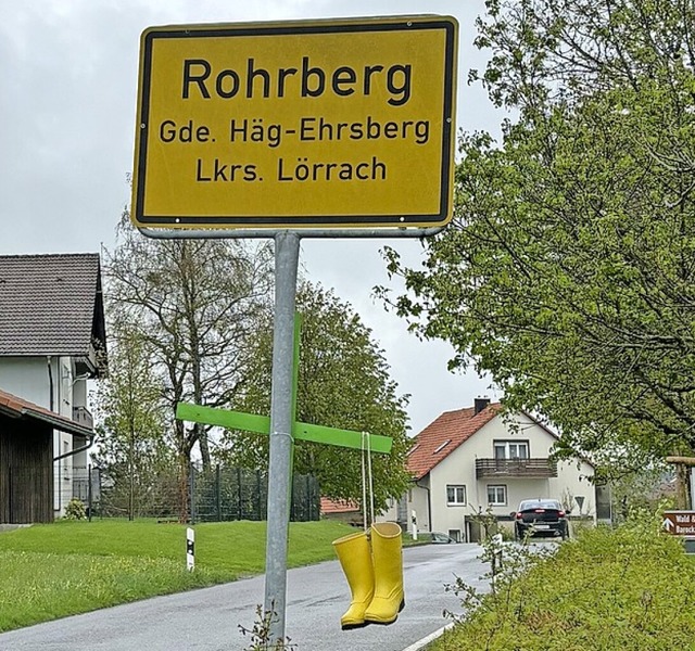 Aus Gersbach wurde ber die Walpurgisnacht Rohrberg.  | Foto: Leni Meder