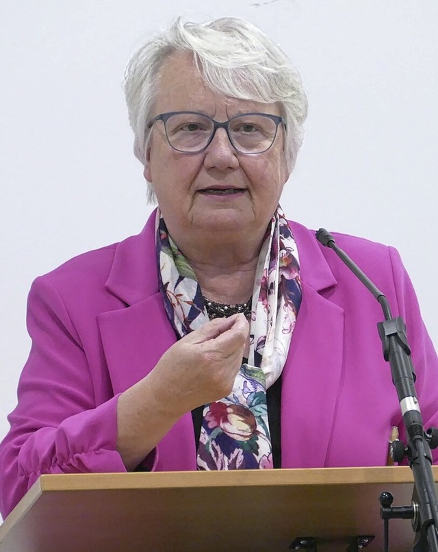 Annette Schavan in Lrrach  | Foto: Katja Saake