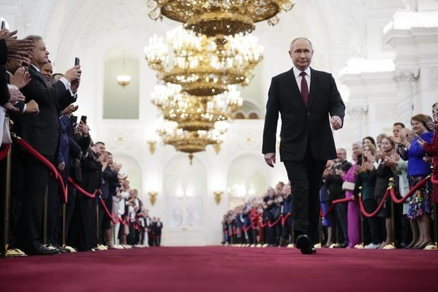 Putin zum fnften Mal als Staatsprsident vereidigt