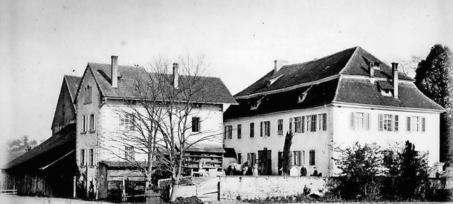 Das Weiherschloss (Sd-Ost-Seite) in d...entrums fr Psychiatrie in Emmendingen  | Foto: Stadtarchiv Emmendingen
