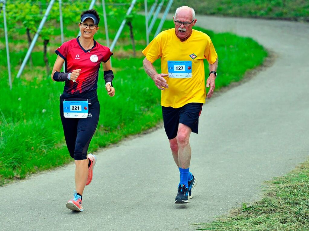 Ein buntes, frhliches Sportfest fr junge und jung gebliebene Luferinnen und Lufer war einmal mehr der Feierabendlauf in Buggingen.