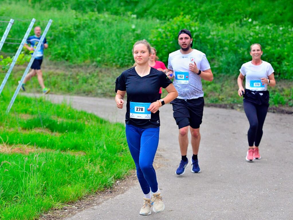 Ein buntes, frhliches Sportfest fr junge und jung gebliebene Luferinnen und Lufer war einmal mehr der Feierabendlauf in Buggingen.