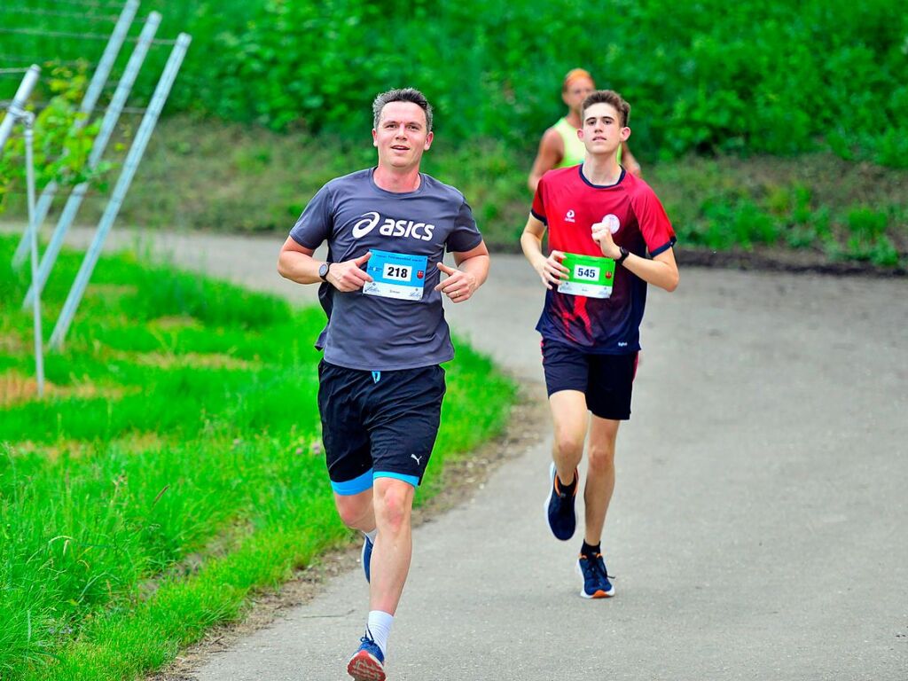 Ein buntes, frhliches Sportfest fr junge und jung gebliebene Luferinnen und Lufer war einmal mehr der Feierabendlauf in Buggingen.