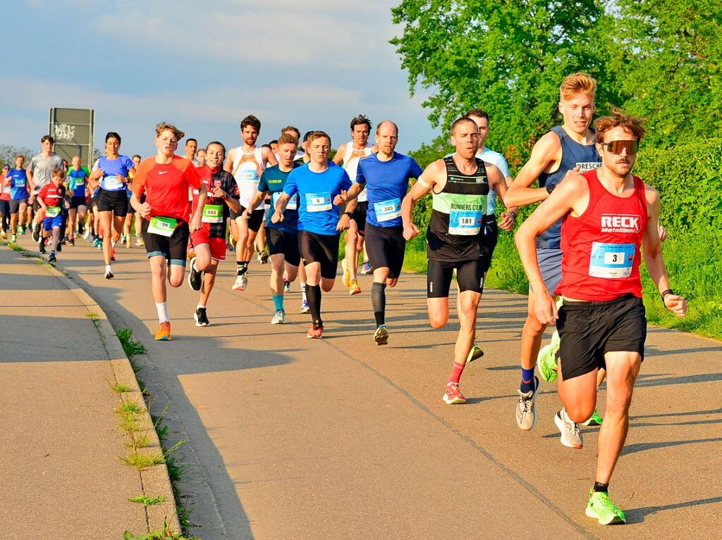 Ein buntes, frhliches Sportfest fr junge und jung gebliebene Luferinnen und Lufer war einmal mehr der Feierabendlauf in Buggingen.