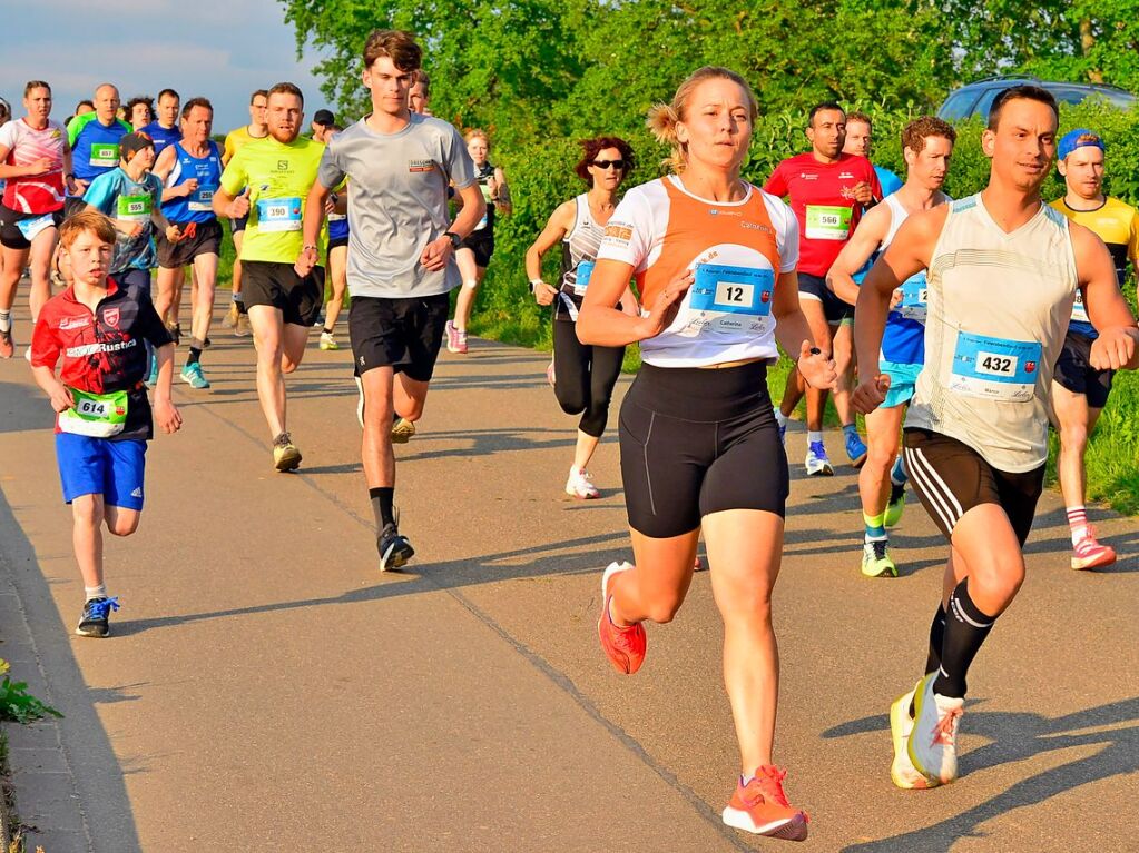 Ein buntes, frhliches Sportfest fr junge und jung gebliebene Luferinnen und Lufer war einmal mehr der Feierabendlauf in Buggingen.