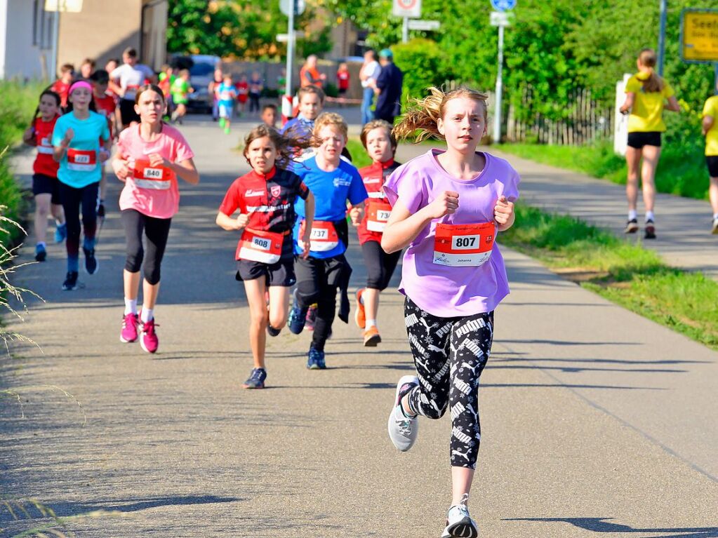 Ein buntes, frhliches Sportfest fr junge und jung gebliebene Luferinnen und Lufer war einmal mehr der Feierabendlauf in Buggingen.