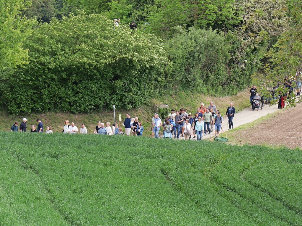 Auf Schusterst Rappen durch das Markgrfler Hgelland. Zwischendurch gab’s mehr als reichlich Gelegenheit zur Einkehr.